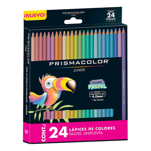 Set 24 Lapices De Color Prismacolor Jr. Colores Pastel