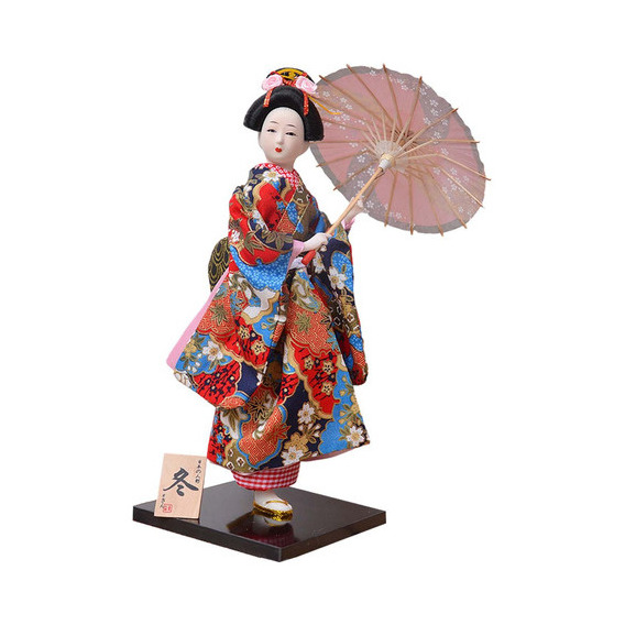 Geisha Japonesa Oriental Antigua Kabuki, Estatuilla De Dama