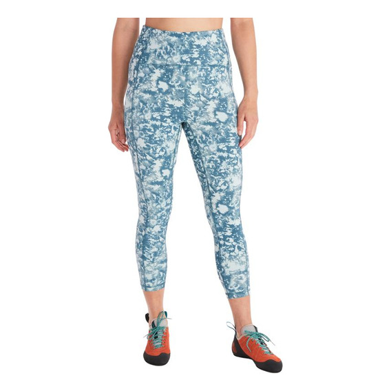 Calzas Mujer Marmot Rock Haven 7/8 Tight Celeste