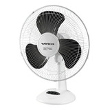 Ventilador De Mesa Winco W326ia Con 3 Palas Color Negro Estructura Color Blanco, 16  De Diámetro 220v