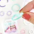 Aros Plasticos 4 Colores Pasteles 24mm X 24pcs Ibi Craft