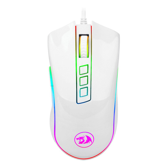 Mouse Gamer Redragon Cobra M711 White  Rgb