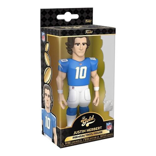 Funko Vinyl Gold Justin Herbert Los Angeles Chargers 5 PuLG