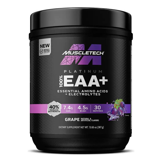 Aminoácidos Muscletech Platinum 100% Eaa + 30 Servicios