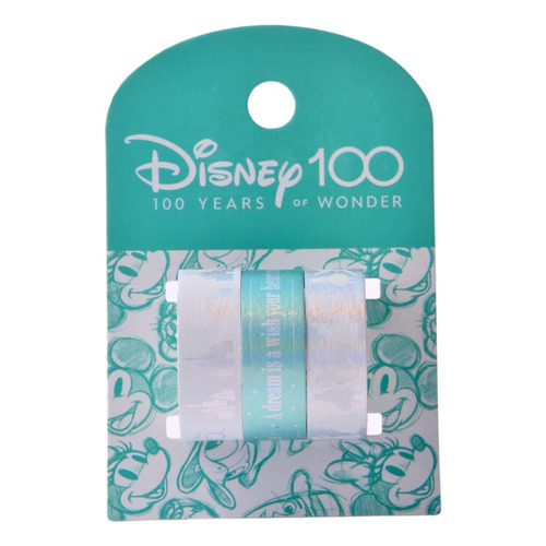 Mooving Maw Disney 100 años cinta adhesiva pack 3 unidades