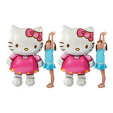 2 Globos Inflable Hello Kitty Fiesta Decorar Gigante 116cm