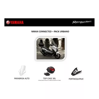 Kit Parabrisas Baul Soporte Original Yamaha Nmax Connect Brm