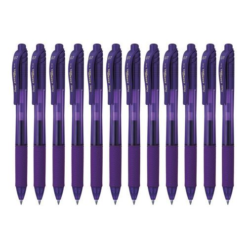 Bolígrafo Retráctil Pentel Energel-x Bl107 Tinta Gel Líquida Color de la tinta Violeta