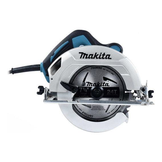 Sierra circular eléctrica Makita Professional HS7010K 185mm 1600W turquesa 120V