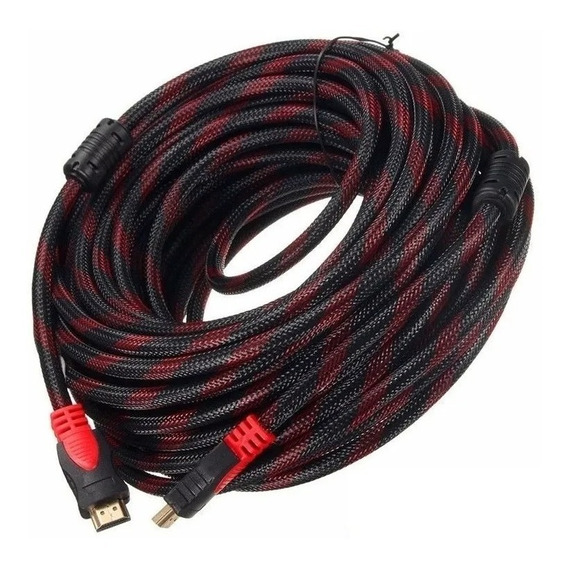 Cable Hdmi 10 Metros Full Hd 1080 1.4v Pc Tv Mallado Filtros