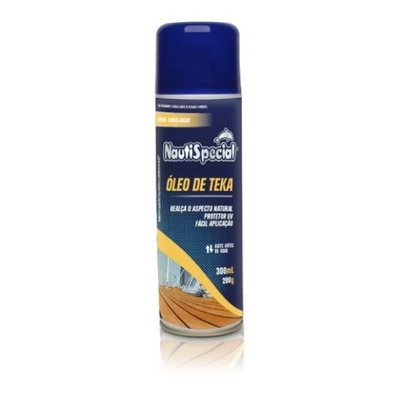 Kit Com 2 Óleo Para Teka Spray 300ml - Nautispecial Barco