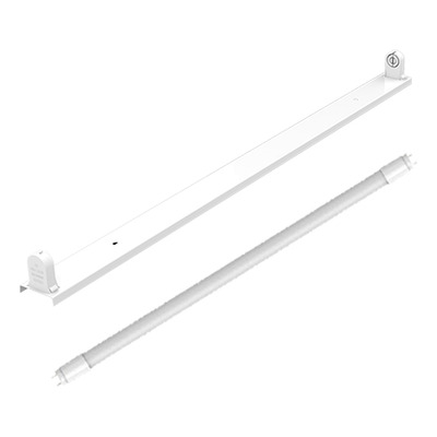 Liston + Tubo Led 18w Luz Dia 1.20 Mts Completo Luz Desing