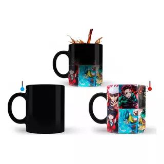 Taza Mágica Otaku Anime Manga Todas Las Series Termosensible