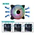 Ds Leddess Rainbow Led Rgb Ventiladores Con Controlador Para