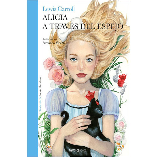 Alicia A Través Del Espejo, De Lewis, Carroll. Editorial Nordica, Tapa Dura En Español