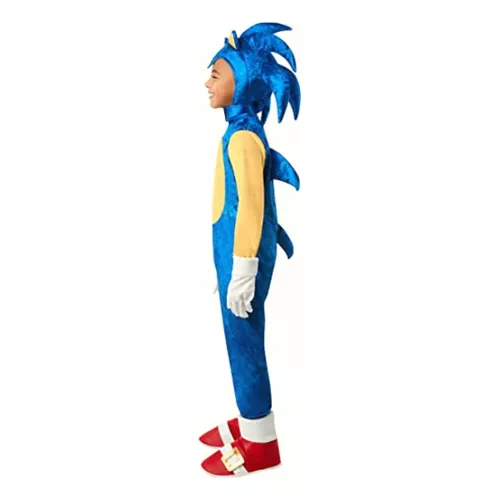 Disfraz de Sonic Deluxe para adultos, como se muestra