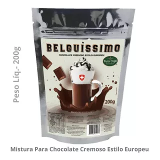 Mistura Em Pó Para Chocolate Quente Cremoso Estilo Europeu