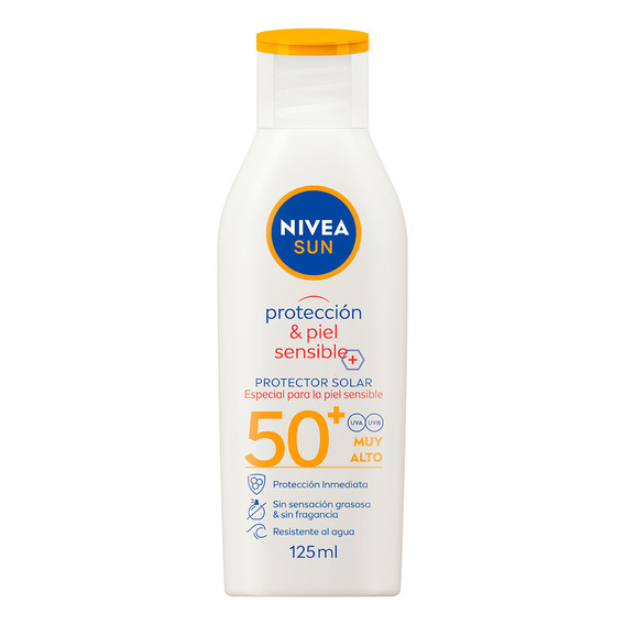 Bloqueador Solar Nivea Sun Sensitive Protect Fps60 X 125ml