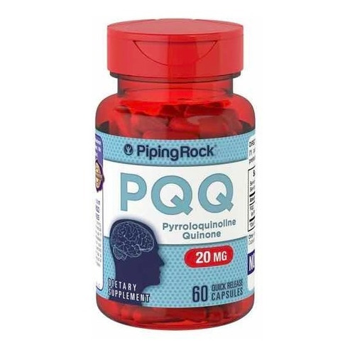 Pqq 20 Mg | Pyrroloquinoline Quinone | 60 Caps | Pipinq Rock