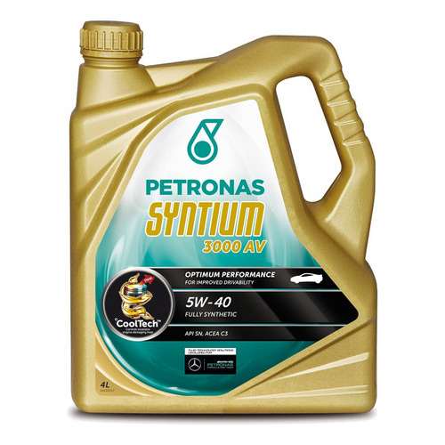 Aceite Petronas Syntium 3000 Av 5w40 100% Sintético x4L