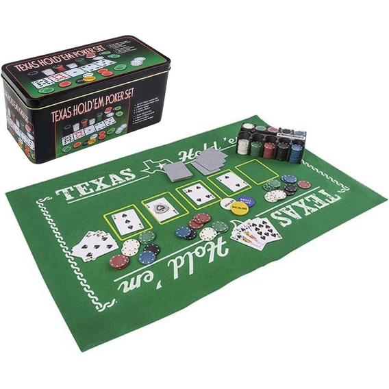 Set De Juego De Póquer Texas Holdem