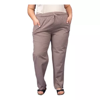 Pantalón De Lienzo Mujer Talles Grandes