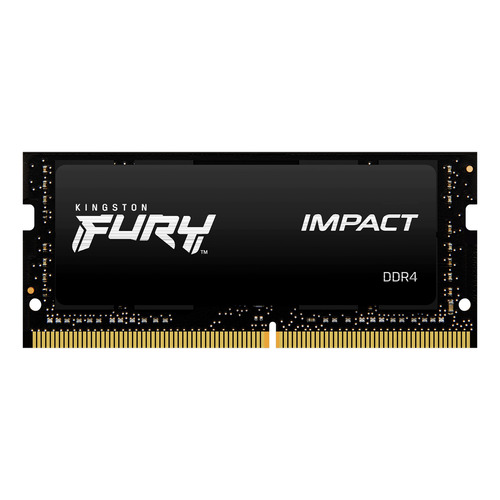 Memoria RAM Fury Impact DDR4 gamer color negro  8GB 1 Kingston KF426S15IB/8