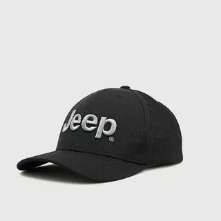 Boné Clássico Jeep Logo Bordado - Ecológico - Preto