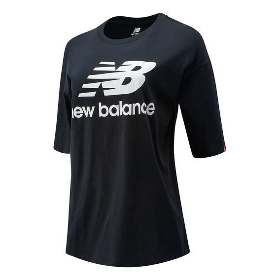 Remera New Balance De Dama Essentials - Wt03519bk