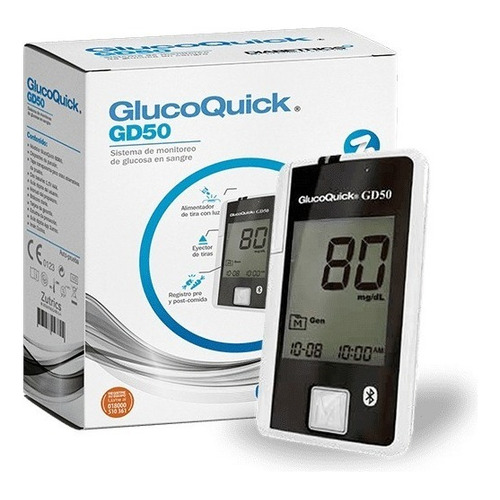 Un Glucómetro Glucoquick Gd50 Diamond