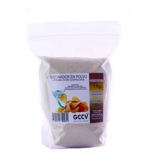 Polvo Sazonador Crema Con Especias Para Papas, Botanas 1 Kg