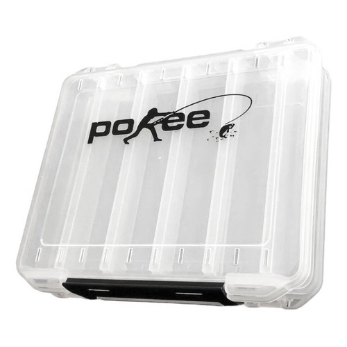 Caja Doble Cara Porta 14 Señuelos Anzuelos Pesca Caza 19×27