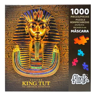 Rompecabezas King Tut Máscara 1000 Piezas Flink Metalizado