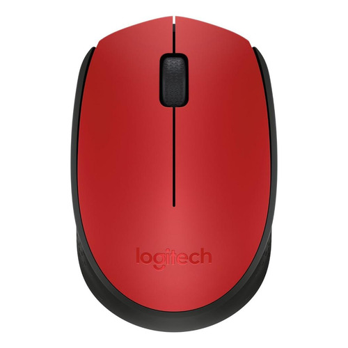 Mouse inalámbrico Logitech  M170 M170 rojo y negro