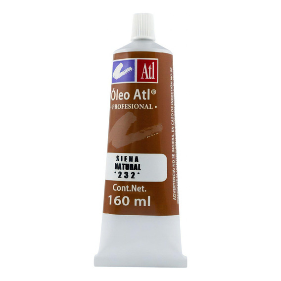 Oleo Atl T-40 160ml Arte Pintura A Escoger Color Siena Natural No. 232 1pz