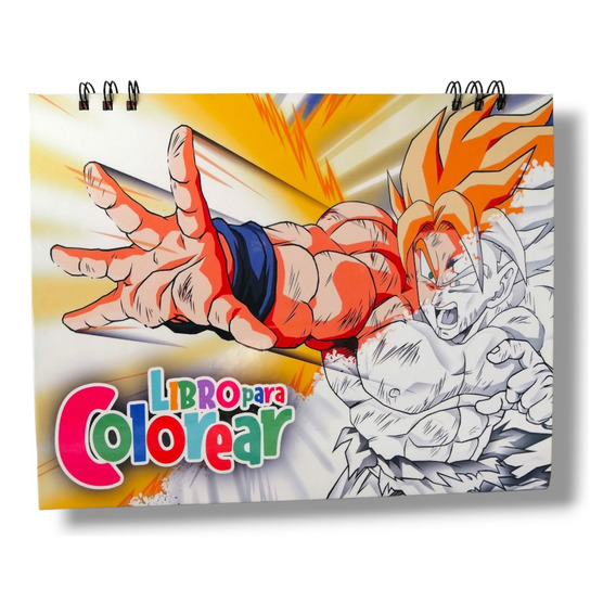 Croquera Para Colorear X50 Imagenes - Dragon Ball