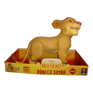 Boneco Rei Leão Simba Gigante 55 Cm Articulado Mimo Toys 420