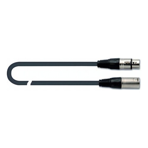 Cable Para Microfono 9m Negro Quiklok Mx775-9