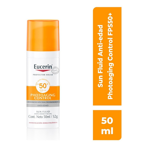 Eucerin Photoaging Control Anti Age Crema protector solar facial medio Fps50 50mL