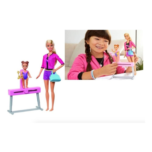 Mattel Barbie Gimnasta Entrenadora Muñeca Xtrem C