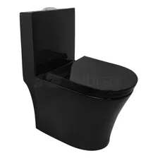 Vaso Sanitário Monobloco Preto Privada Caixa Acoplada