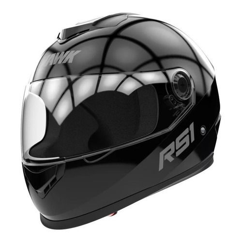 Casco para moto integral Hawk RS1  negro brillante talle L 