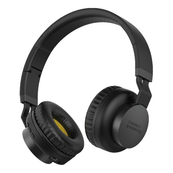 Audífonos gamer inalámbricos Thonet And Vander Auricular Bluetooth Dauer Colores negro