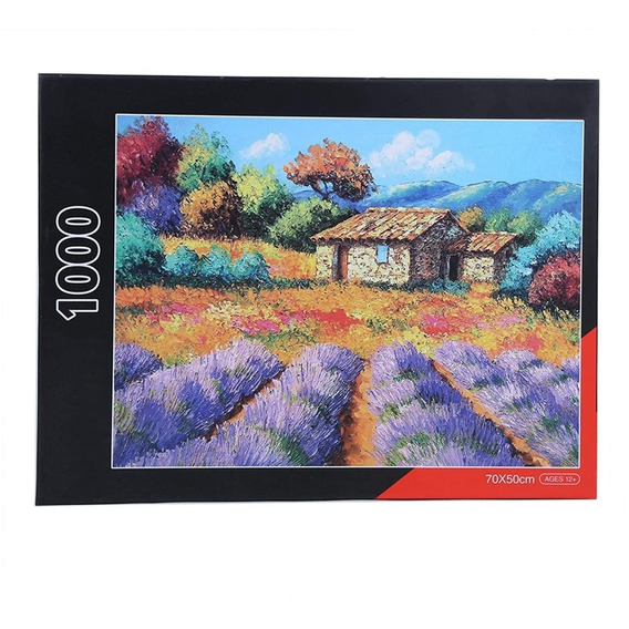 Rompecabezas 1000 Piezas Puzzle Arte Campo Flores Multicolor