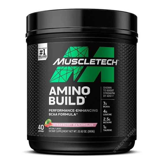 Bcaa Formula Amino Build Muscletech 40 Servings Sabor Tropical Twist