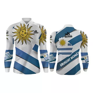 Remera Camiseta Proteccion Solar Pesca Uruguay Mundial 