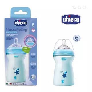 Mamadeira Chicco Step Up 330 Ml + 6 Meses Cor Azul