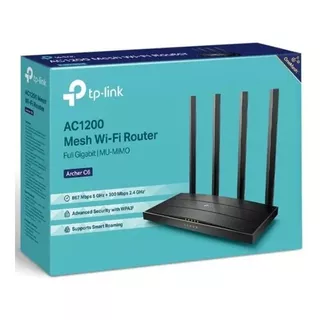 Router Tp-link 5ghz, 1200 Mbps, Doble Banda Ac1200 Archer C6