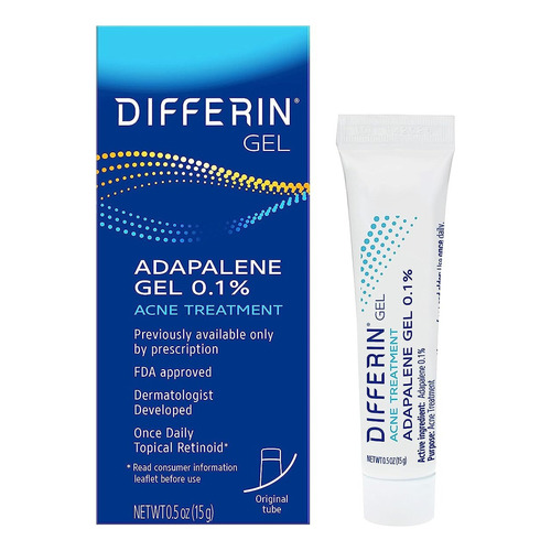 Differin Gel Tratamiento Anti Acné  Adapaleno 0.1% 15g