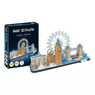 Quebra-cabeça 3d (3d Puzzle) Paisagens De Londres - Revell